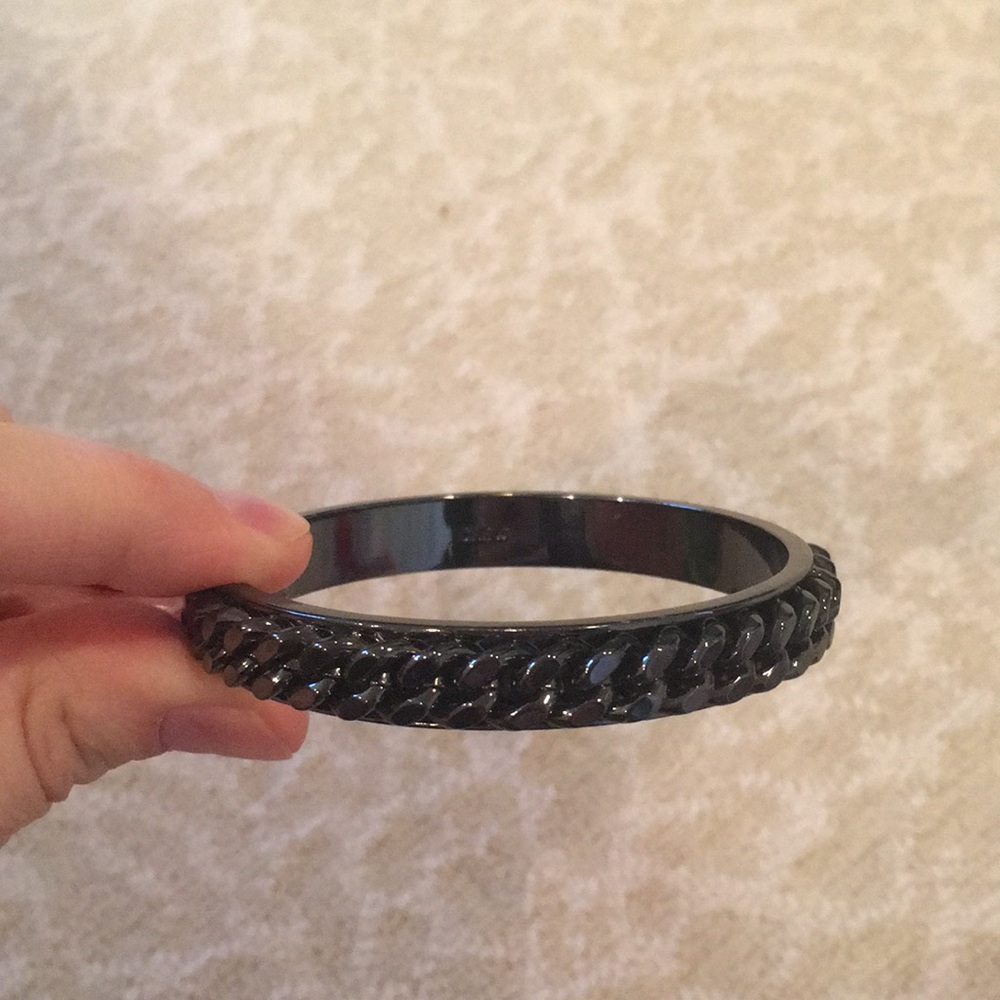 J Crew gunmetal bracelet